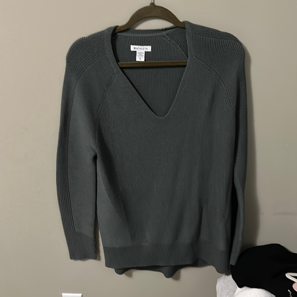 Grey Athleta sweater